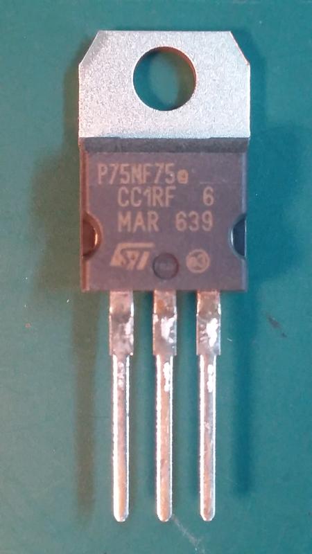 庫存測試樣品 STM STP75NF75 P75NF75_75V 80A 300W STripFET™II MOSFET