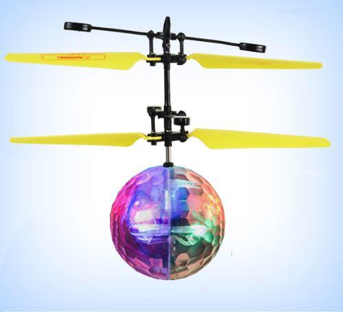 七彩發光球造形(附水滴搖控) 小小兵 神偷奶爸 小黃人 USB充電 感應飛行器 直升機 飛行玩具 搖控飛機 