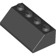 LEGO Black Slope Brick 4x2 2x4 45度 樂高黑色 斜面磚塊 303726