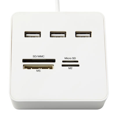 MUJI 無印良品 讀卡機 / USB插槽x3（3個USB擴充插座，可提供額外的USB使用需求。）