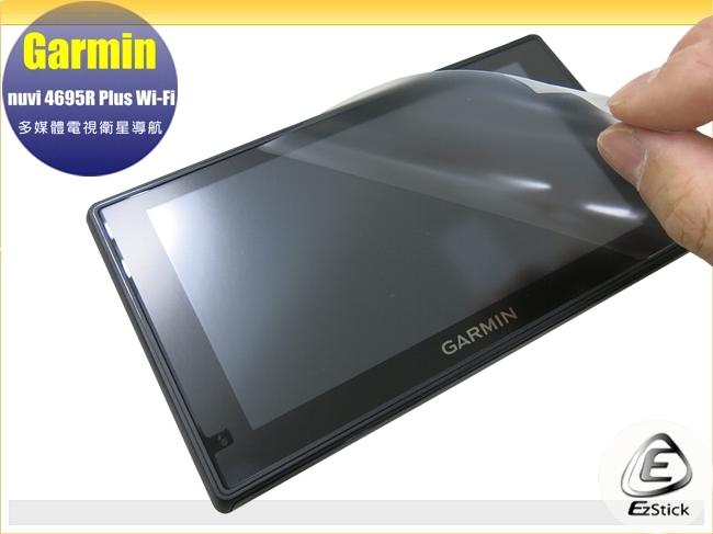 【Ezstick】GARMIN NUVI 4695R Plus Wi-Fi 靜電式LCD液晶螢幕貼(AG霧面)