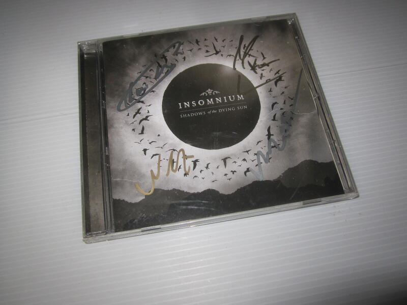 Insomnium Shadows Of The Dying Sun 簽名CD