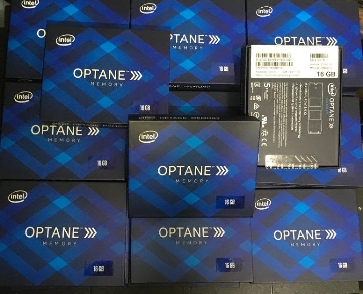Intel Optane Memory 16G 硬碟加速器 附轉卡 有技術服務 win7可使用