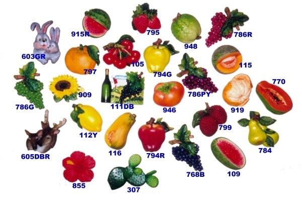 超擬真精美立體手工繪製水果/蔬菜/造型教具磁鐵(吸鐵)/Memo。冰箱/辦公室/白版。