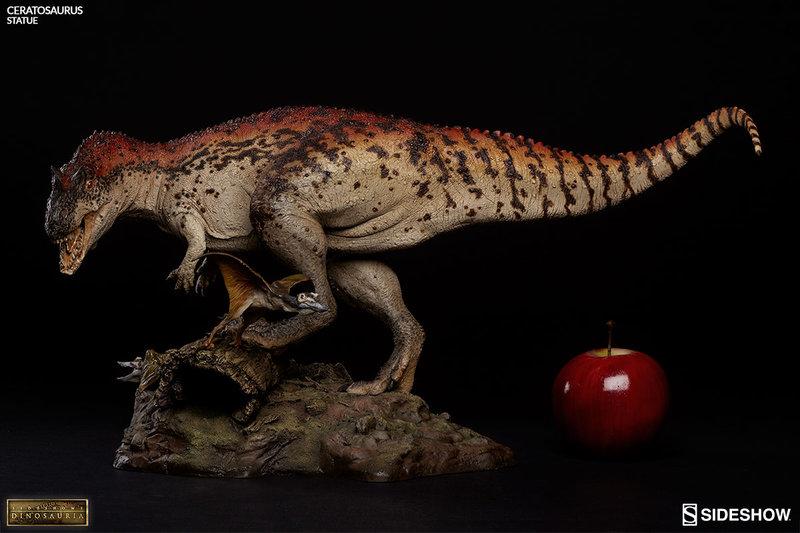 售完，請勿下標)Sideshow BenToy 恐龍Ceratosaurus 角鼻龍全身雕像SC