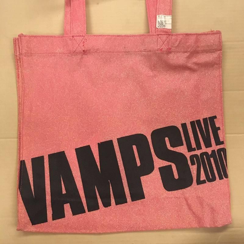 現貨 VAMPS 2010 TOUR 粉紅色 不織布提袋