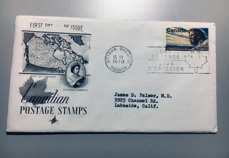 美國首日封 1970 Canadian Postage Stamps(Queen Elizabeth II)
