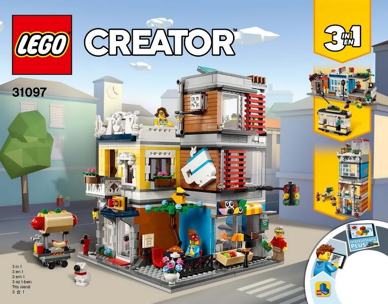 LEGO [31097-1] 盒組31097說明書 Townhouse Pet Shop & Café (Cafe)