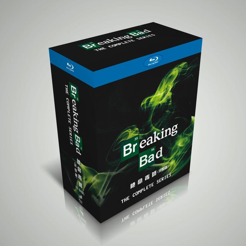 Breaking Bad 絕命毒師完整全集Blu-ray 藍光DVD中英版本組合包正版進口