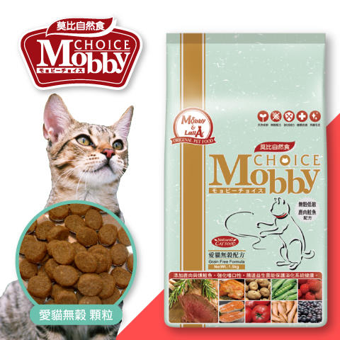 莫比 Mobby Choice 鹿肉+鮭魚 無穀配方 貓飼料