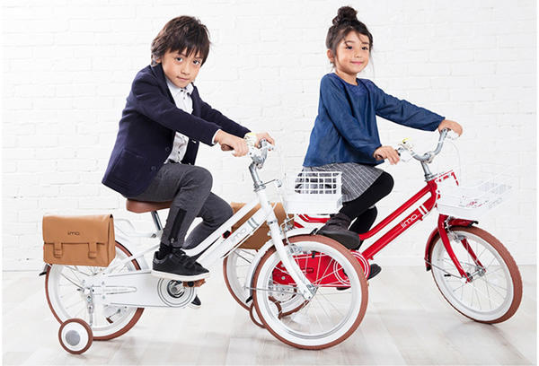 【免運-公司貨保固1年】日本超人氣iimo兒童腳踏車16吋 日式經典設計 復古的皮件座椅 適用4-8歲兒童