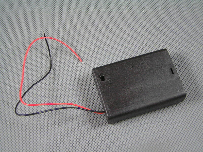 【勁順購物】電池盒 可裝3顆AAA 4號電池 帶開關(K012)