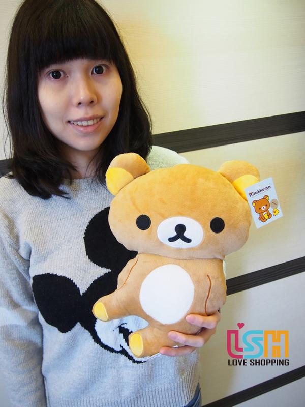 【愛購樂】 拉拉熊 懶懶熊 35CM 正版授權 玩偶 娃娃 抱枕