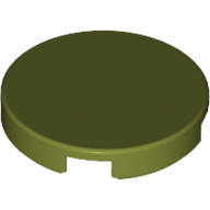 【積木樂園】樂高 LEGO 6151510 橄欖綠色 2x2 圓形平滑片/平板 Tile Round G402