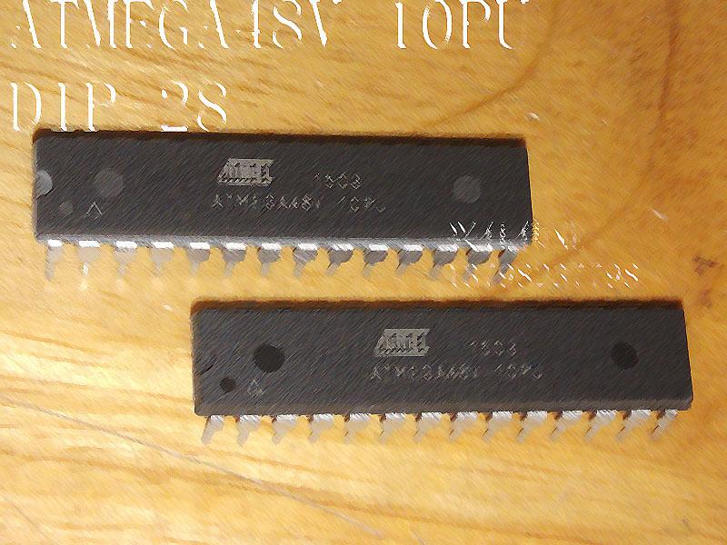 直插 ATMEGA48V-10PU ATMEL單片機 DIP-28 8位微控制器 4K快閃記憶體  (5個一拍)