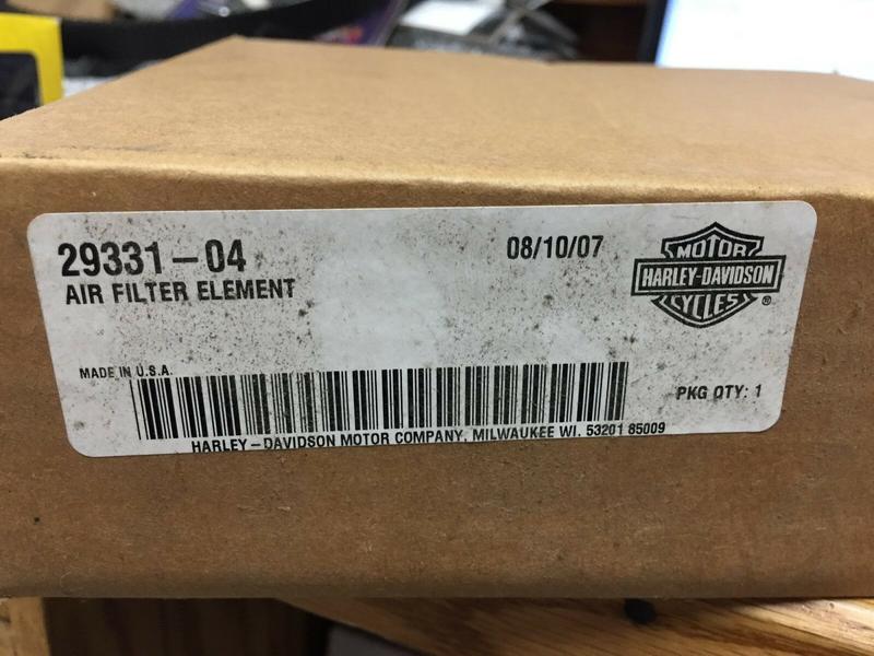Harley Davidson Air Filter Element OEM NOS 29331-04 原廠 空濾 三個