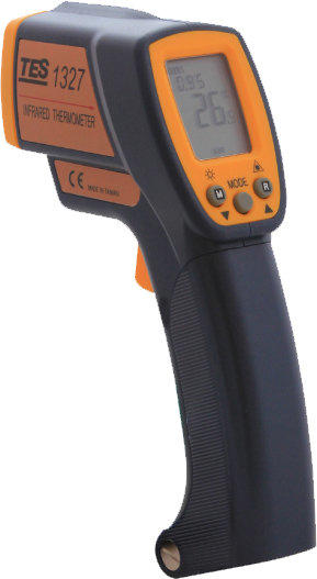 [錶王 MK] TES PROVA TES 1327K 紅外線 溫度計 非接觸 溫度槍 專業儀錶電錶 (可開三聯式發票)