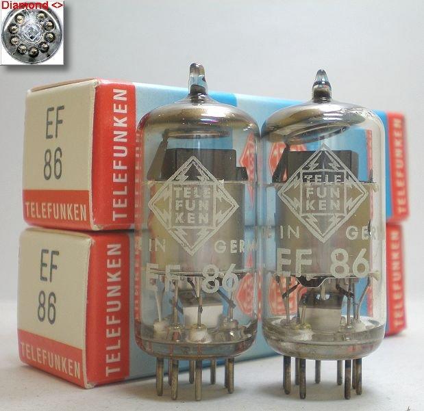 真空管Telefunken EF86=6267=EF806S ,<>,西德製,銀屏,極品!OB | 露天市