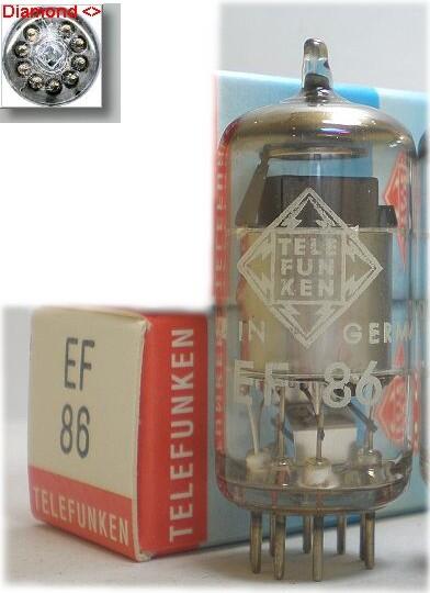 真空管Telefunken EF86=6267=EF806S ,<>,西德製,銀屏,極品!OB | 露天市