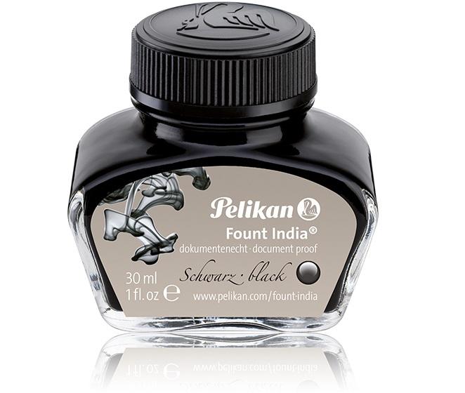 【UZ文具雜貨】德國 Pelikan百利金 4001 Fount India碳素鋼筆墨水(30ml) 防水墨水 檔案墨水