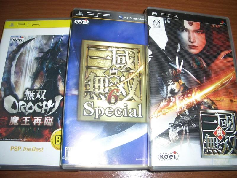 PSP 三國無雙6特別版& 無雙OROCHI 魔王再臨無雙大蛇& 真三國無雙~ 另有