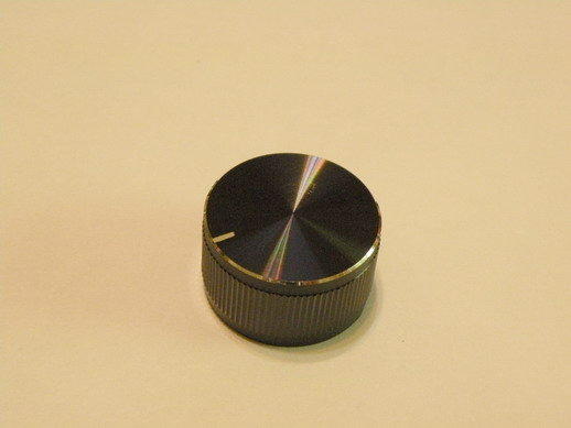 鋁殼旋鈕(黑色)-30mm
