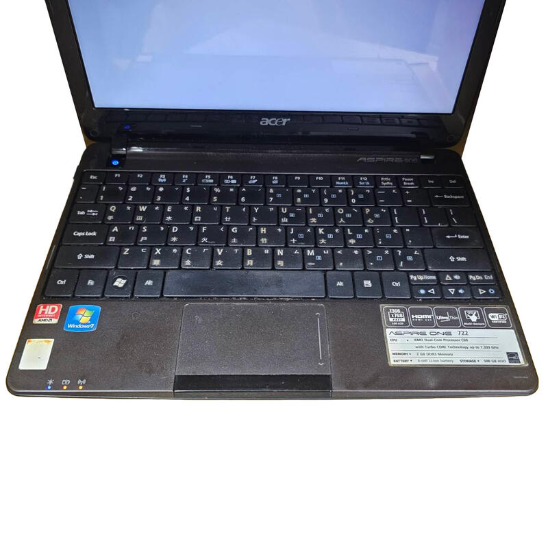 宏碁 Acer P1VE6 11.6吋 AMD C-60 4GB 二手 筆電 速度慢 可正常使用 實機拍攝
