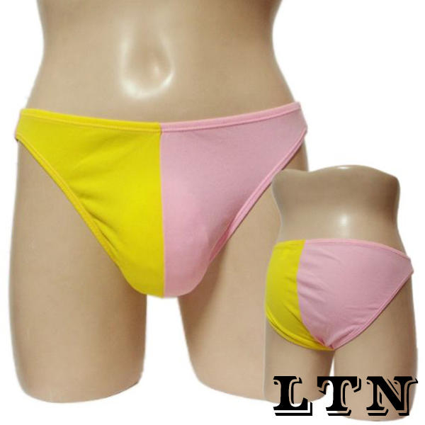 【現貨】台灣製 透氣舒適 性感男內褲 任選3件$500 (LTN)C214粉/黃-F ∴縱情密碼∵