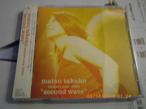 x日版CD-- 松隆子 matsu takako tour 2003 second wave (無側標)