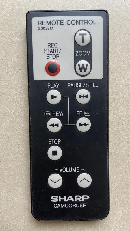 Sharp G0022TA Remote Control