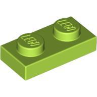 LEGO 4164037 萊姆綠色 1X2 顆粒薄板