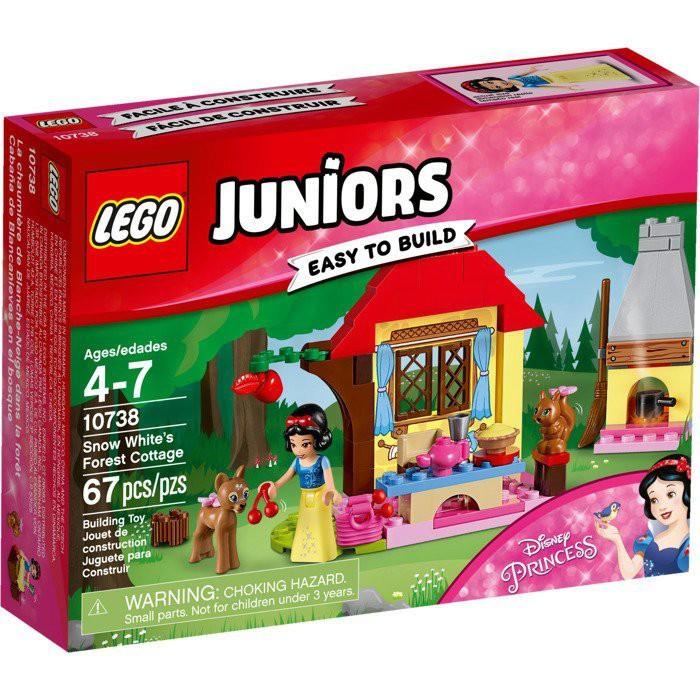 【樂GO】 LEGO 樂高 JUNIOR 10738 白雪公主的森林小屋 全新 原廠正版
