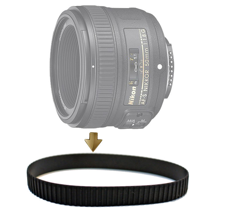 【NRC】Focus Rubber Ring for Nikon 50mm F1.8G 對焦環 對焦皮