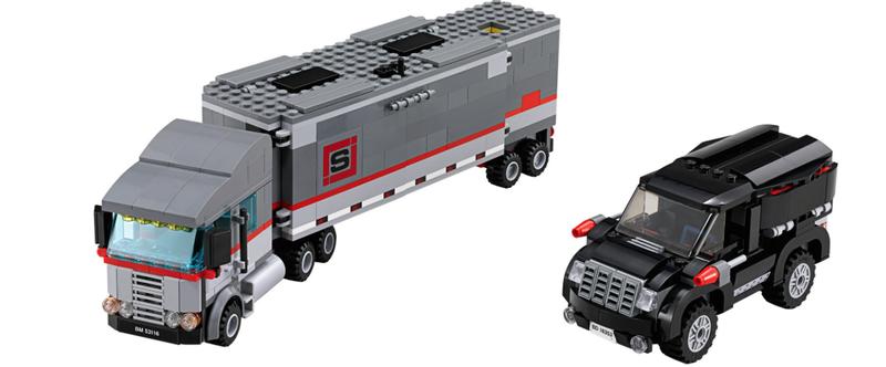 〈拆賣〉LEGO樂高 Ninja Turtles忍者龜(TMNT)電影版:變種時代 79116 (單售:貨櫃車+卡車)