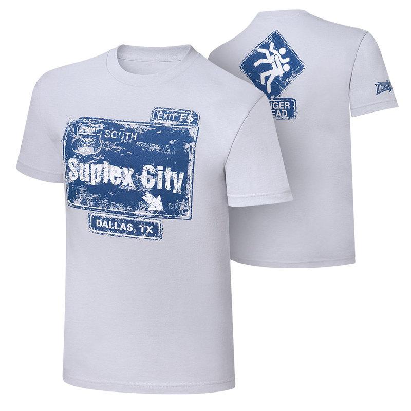 SUPER619 WWE Brock Lesnar Suplex City: Dallas, TX T-Shirt T恤