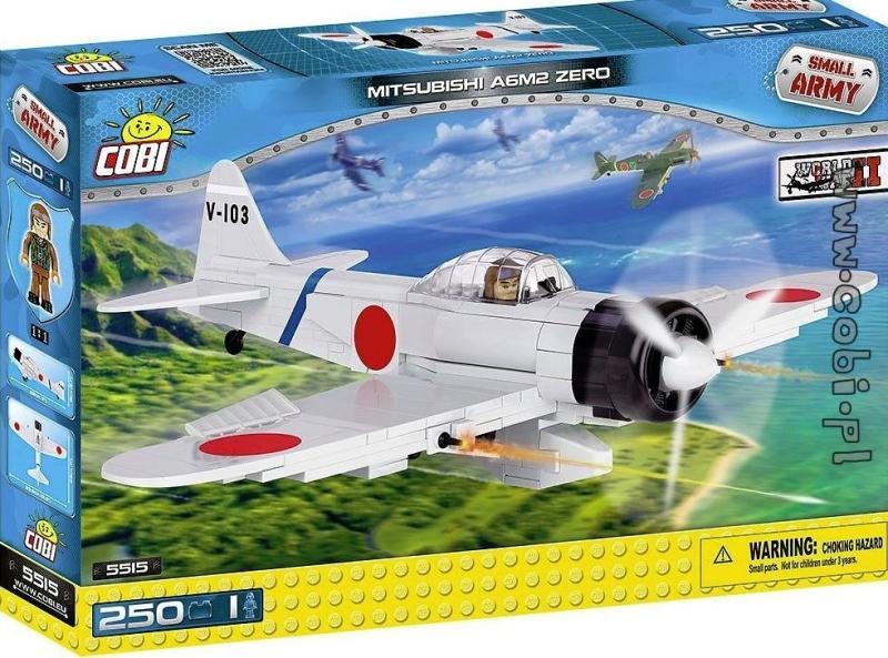 代訂[COBI設計出品/相容Lego樂高/]二戰日軍 A6M2 零式戰鬥機