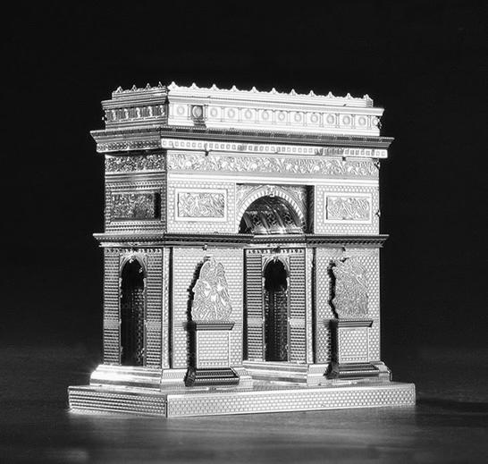 3D立體不鏽鋼DIY拼圖-巴黎凱旋門-免運特價中