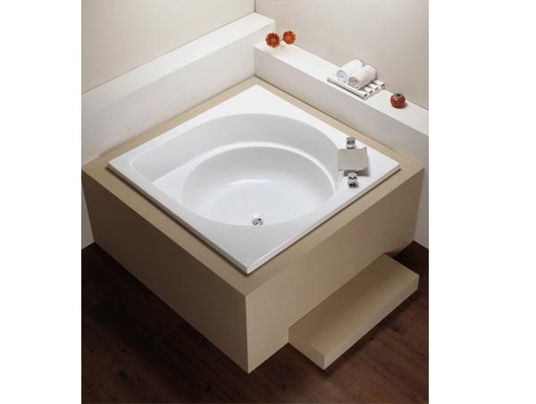 亞諾衛浴-外方內圓 水滴造型 浴缸 120x120cm $8500元