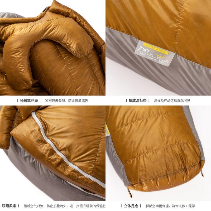 【山道具屋】BlackICE 黑冰 Z700頂級超輕800FP+抗水灰鵝絨睡袋 (-2~-14℃/970g)