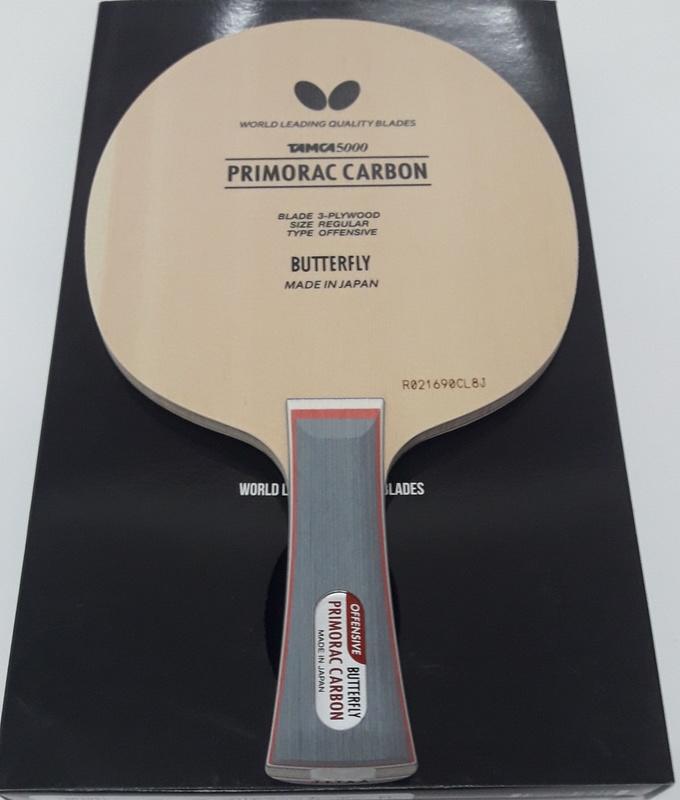 金好體育用品社 BUTTERFLY 日本 蝴蝶牌 PRIMORAC CARBON FL柄 T5000 碳素刀板