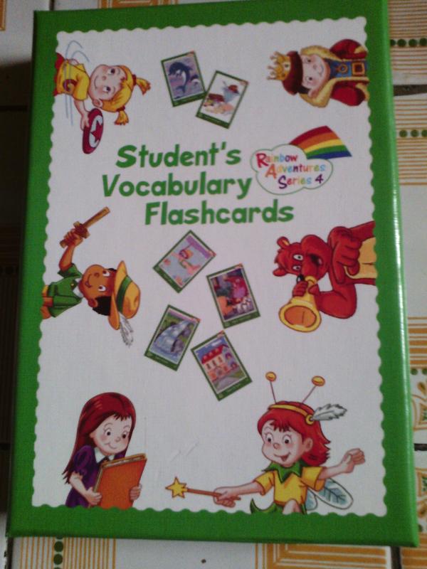Rainbow Adventures 彩虹探險系列 4 Student's Vocabulary Flashcards 