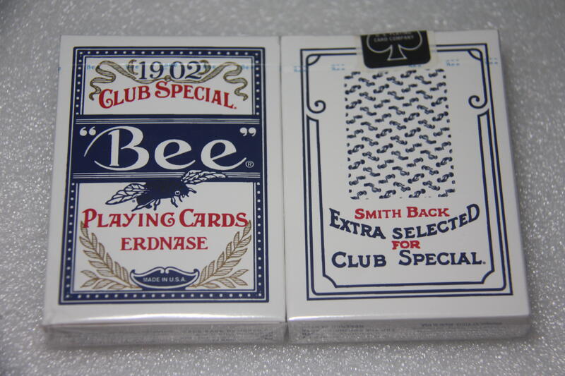 BEE ERDNASE 1902 SMITH BACK 藍色 牌術聖經 撲克牌