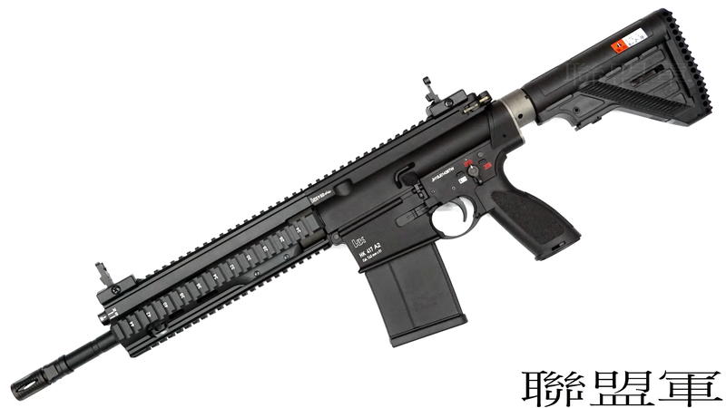【聯盟軍 生存遊戲專賣店】KWA UMAREX HK417A2 GBB 授權刻字 全金屬 瓦斯槍 免運費