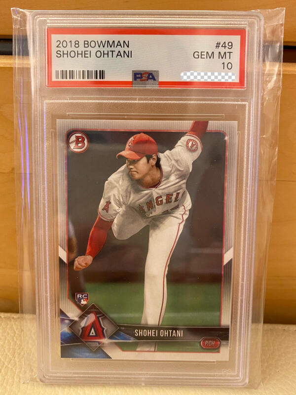 2018 Topps Bowman Baseball 】 大谷翔平 Shohei Ohtani #49 ROOKIE RC 