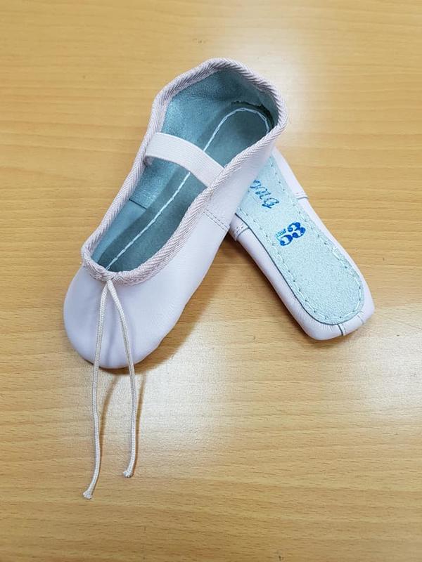 【樂樂鋪】台灣製造 幼稚園室內鞋 兒童室內鞋 芭蕾舞鞋 皮軟鞋 (粉紅色、藍色70~75賣場)
