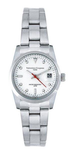 (六四三精品)Valentino coupeau(真品)(全不銹鋼)精準女錶(附保証卡)12168SL-19