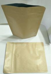 牛皮紙半磅咖啡夾鏈袋*有透氣閥60個450元【榮豆咖啡生豆】...