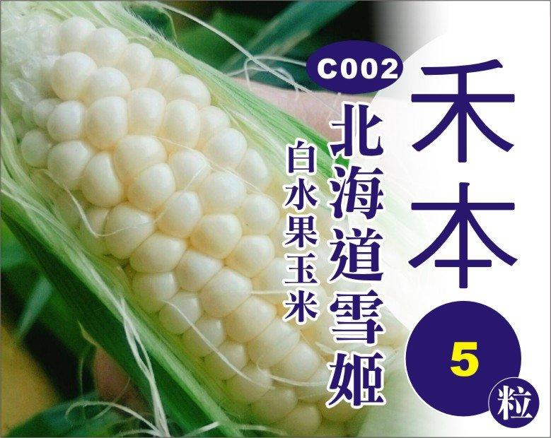 農業屋C002北海道雪姬白水果玉米 種子