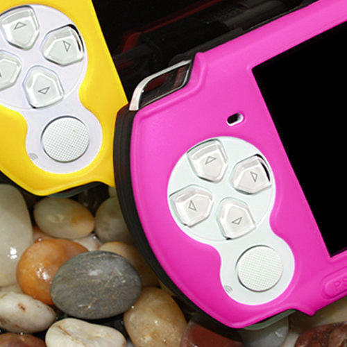 3C市集遊戲機PSP2000 PSP3000矽膠套外殼保護套GT雙色防滑軟套(280006-25）T