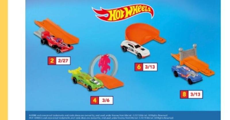 麥當勞最新玩具~風火輪車子每套150元